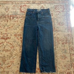 Madewell Slim Wide-Leg Crop Jeans